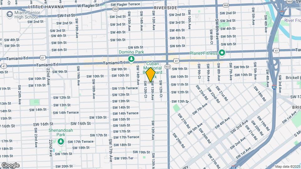 1100 SW 13th Ave Map and Location Details