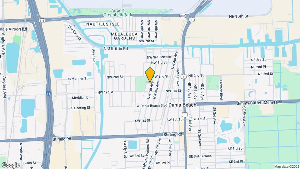 121 NW 7th Ave Map and Location Details