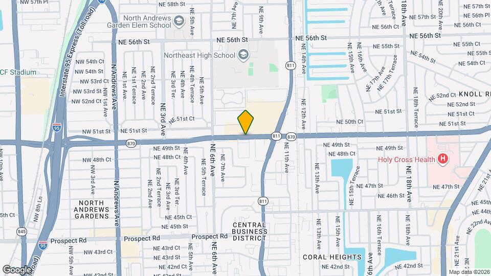 Cimarron Apartments Of Broward L L C Map and Location Details