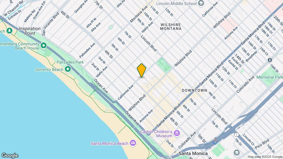 420 California Ave Map and Location Details