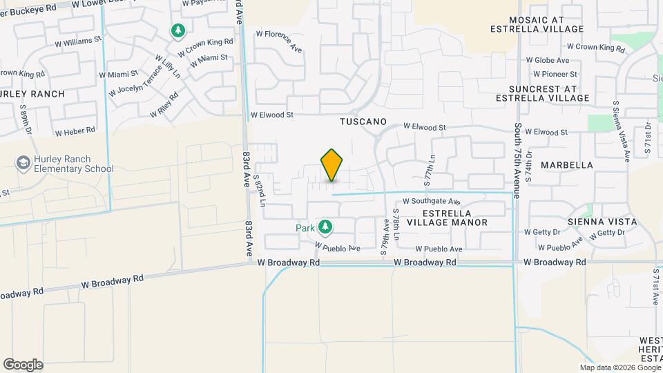 8025 W Agora Ln Map and Location Details