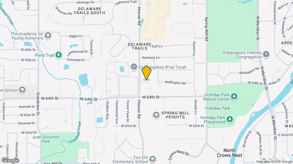 Meridian Hills North Apts Map and Location Details
