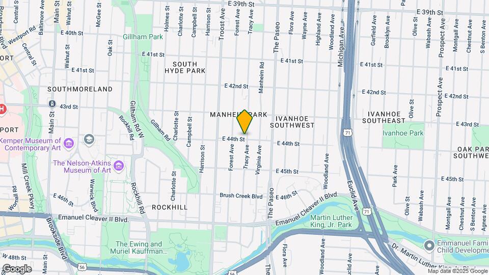 1214-1220 E 44th St Map and Location Details