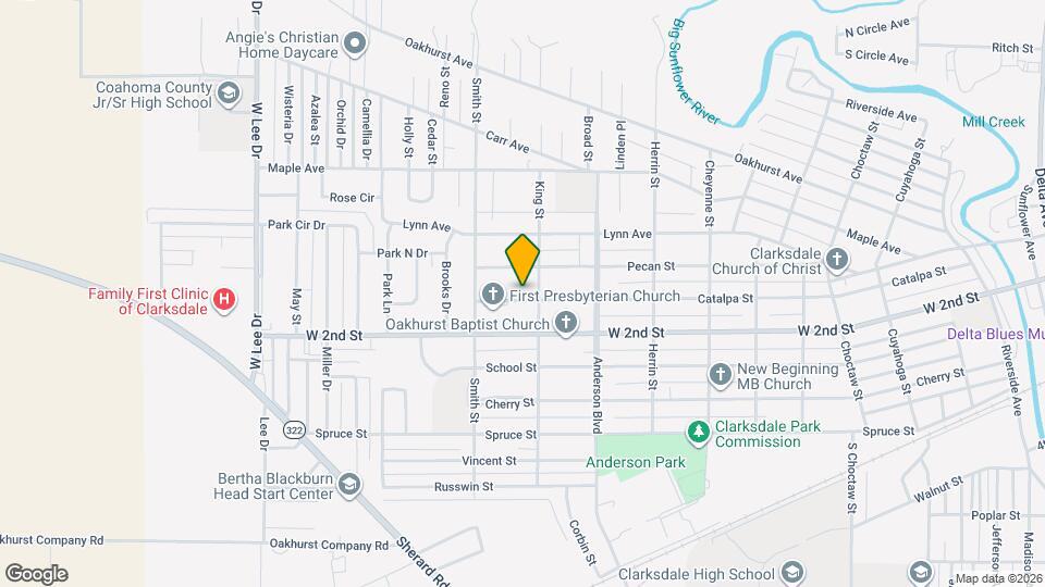 915 Catalpa St Mapa y Detalles de la Ubicación
