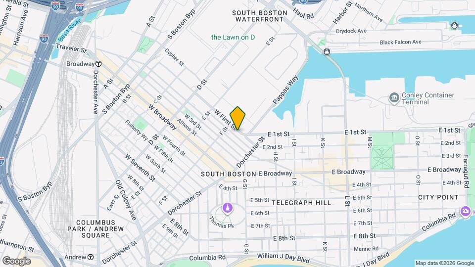 377 W First St Map and Location Details