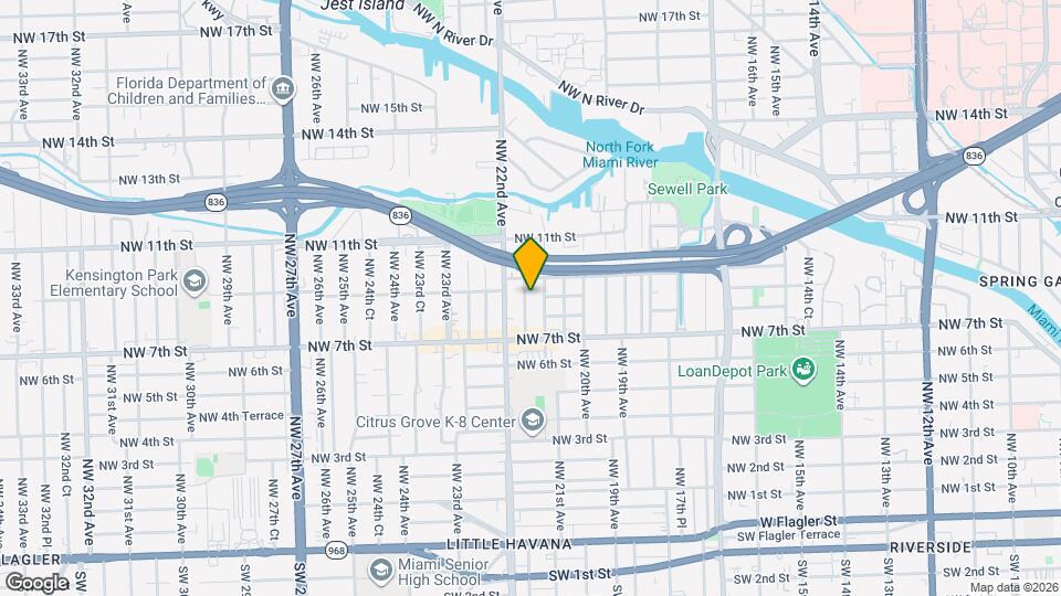 831 NW 21st Ct Map and Location Details