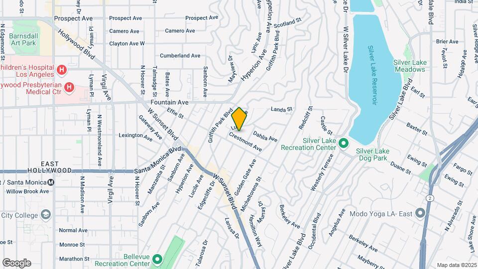 3627 Crestmont Ave Map and Location Details
