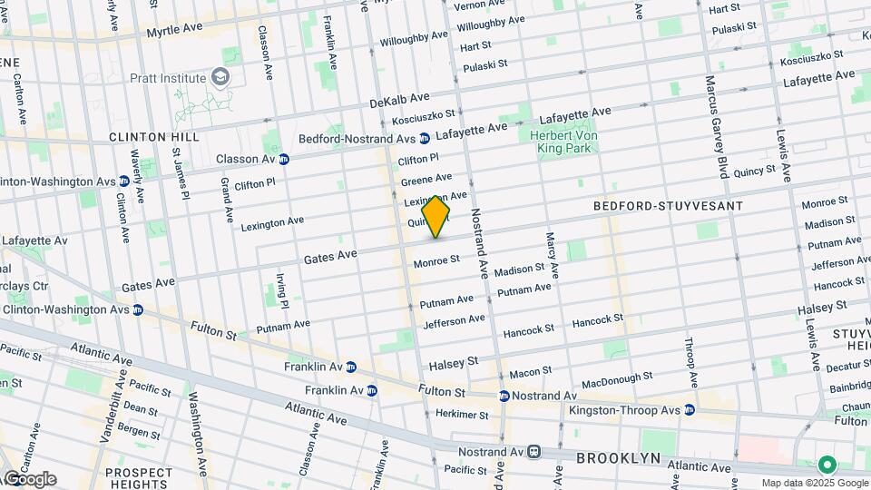 346 Gates Ave Mapa y Detalles de la Ubicación