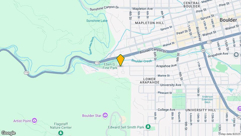 340 Arapahoe Ave, Unit 340 Map and Location Details