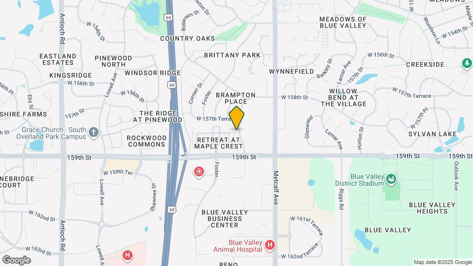 7309 W 158th St Map and Location Details