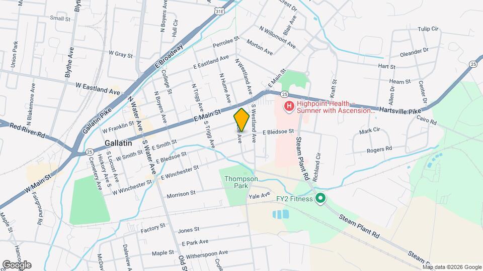 402 E Bledsoe St Map and Location Details