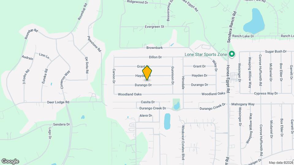 6906 Durango Dr Map and Location Details