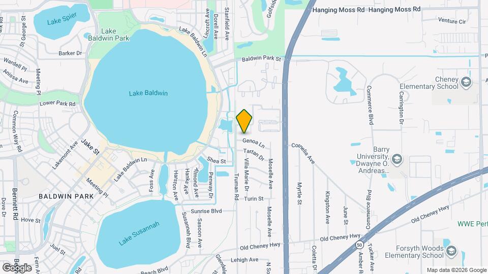 5425 Genoa Ln Map and Location Details
