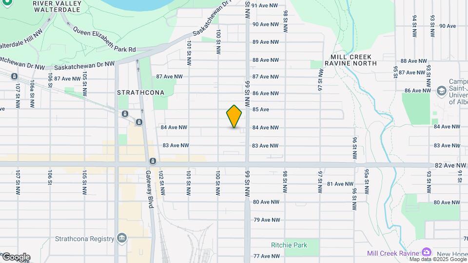 9921 84 Av NW Map and Location Details