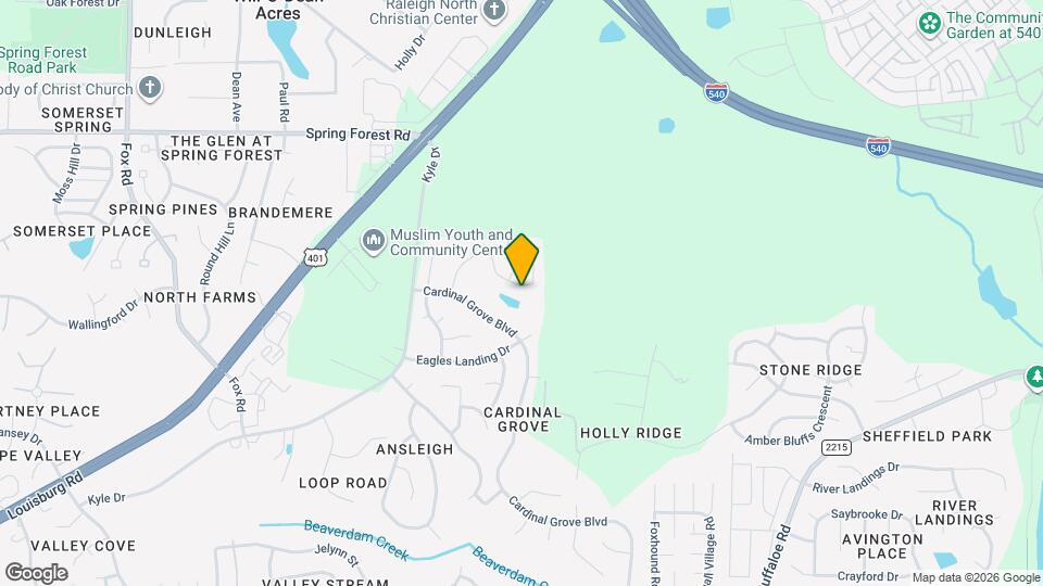 5405 Orchard Pond Dr Map and Location Details