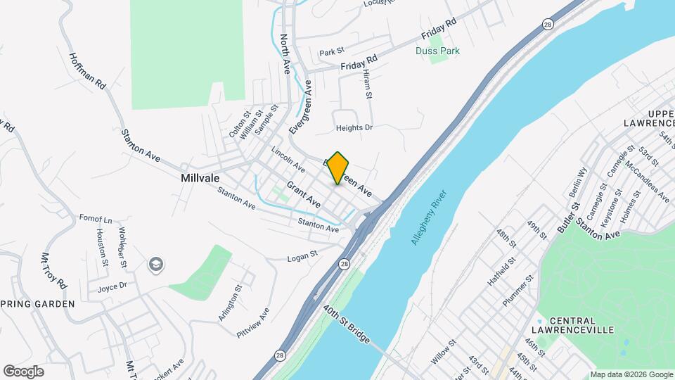 146 Lincoln Ave Map and Location Details