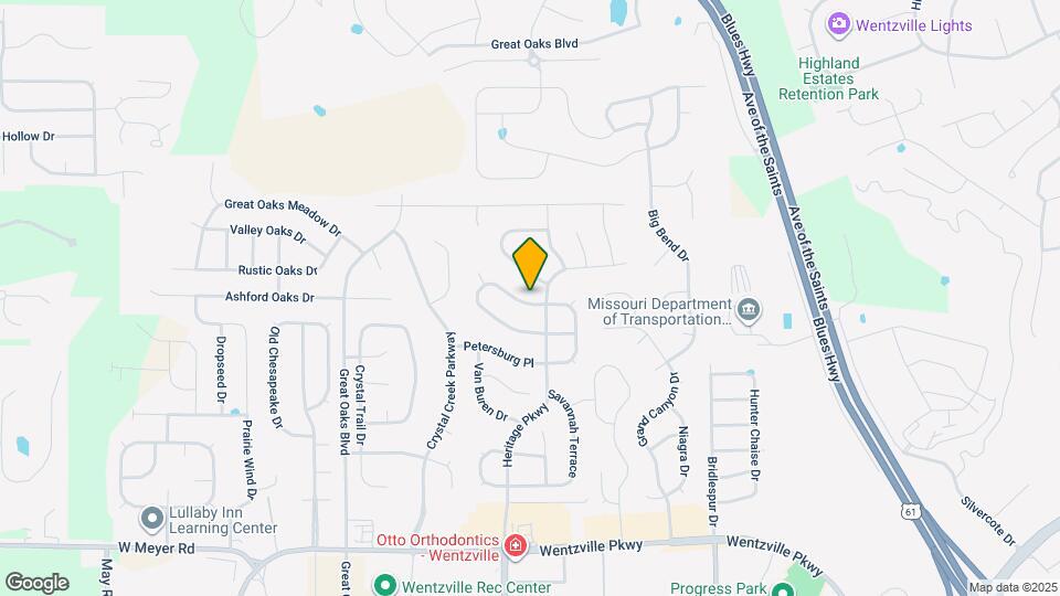 742 Chancellorsville Dr Map and Location Details