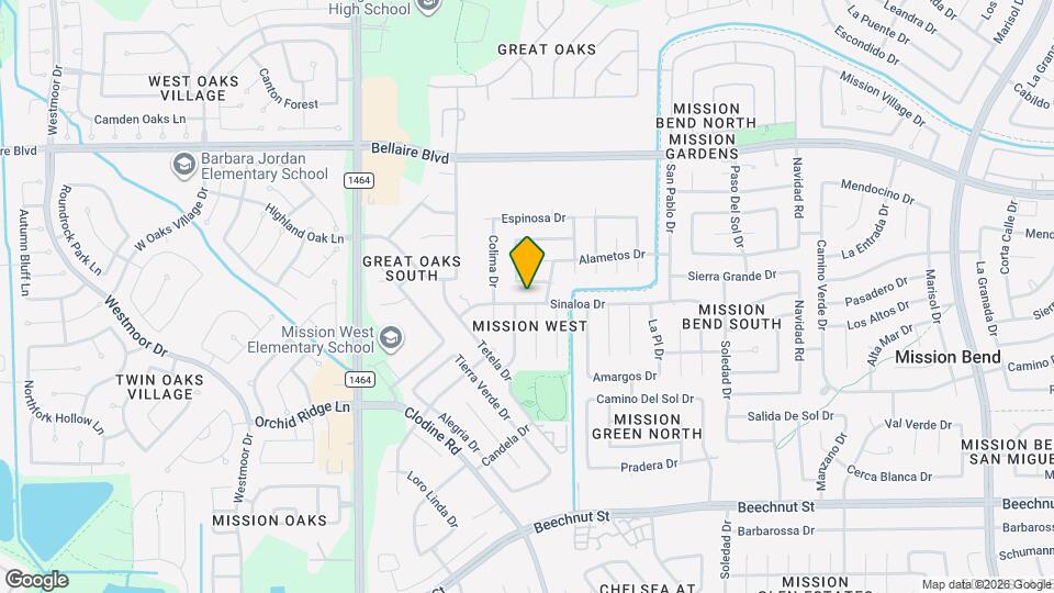 16714 Sinaloa Dr Map and Location Details