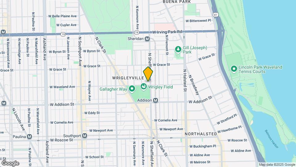 3700 N Sheffield Ave Map and Location Details