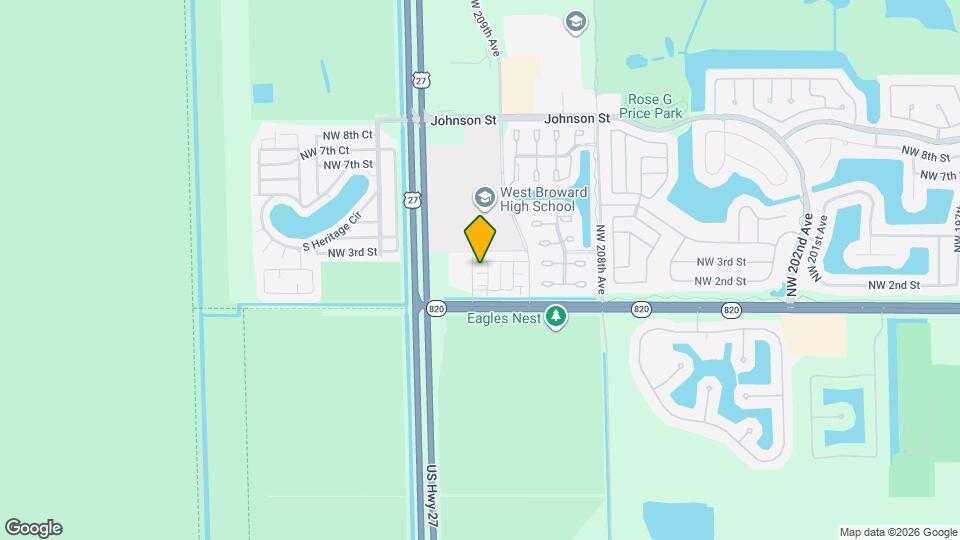 20975 NW 1st Ct Map and Location Details