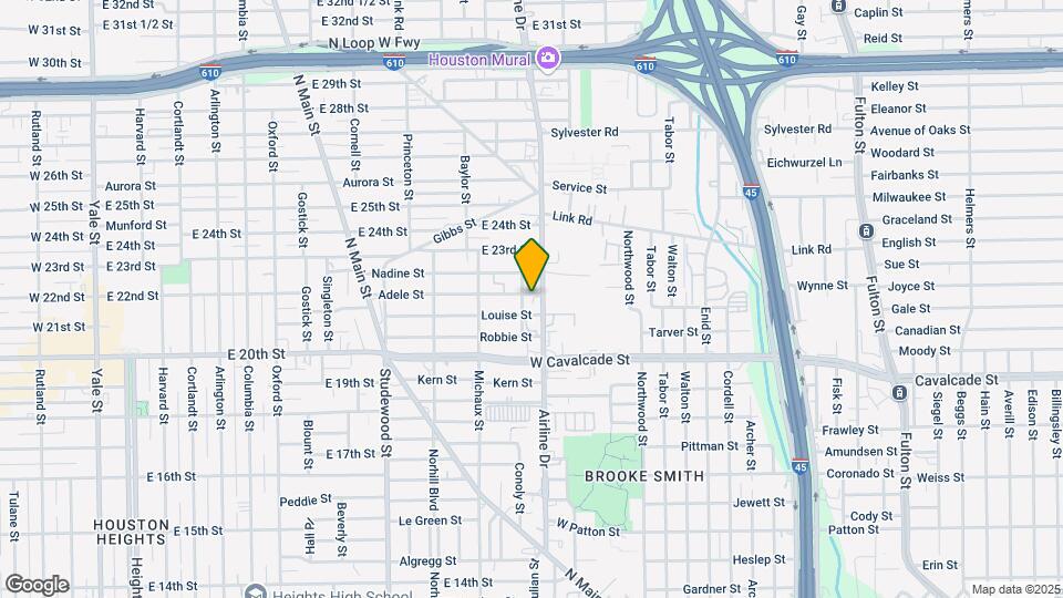 811 Adele St Map and Location Details