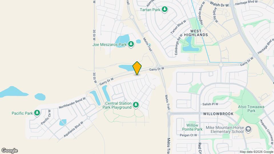 351 Skeena Cres W Map and Location Details