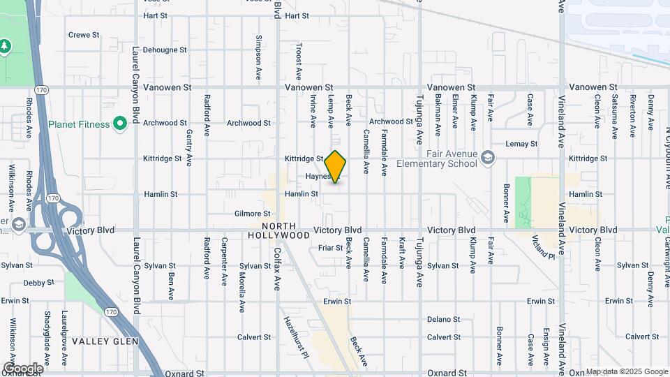 11577 Hamlin St Map and Location Details