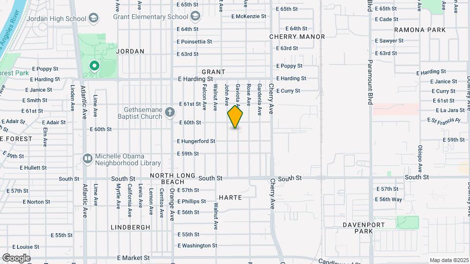 5945 Gaviota Ave Map and Location Details