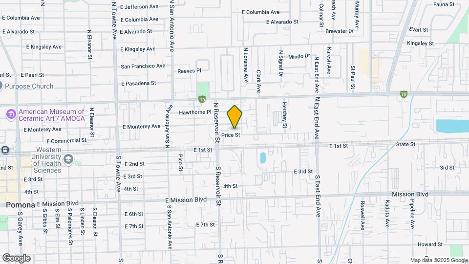 963 Price Ave Map and Location Details