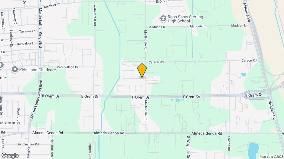 6130 Peaceful Ridge Dr Map and Location Details