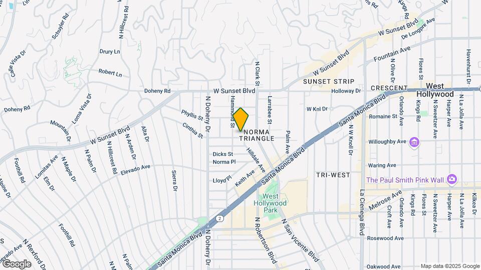 8957 Cynthia St Map and Location Details