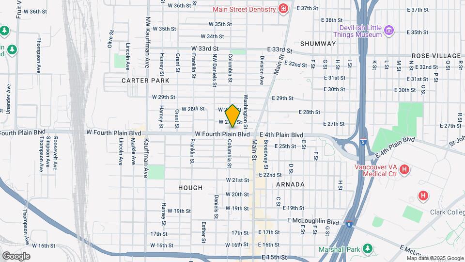 2601 Columbia St Map and Location Details