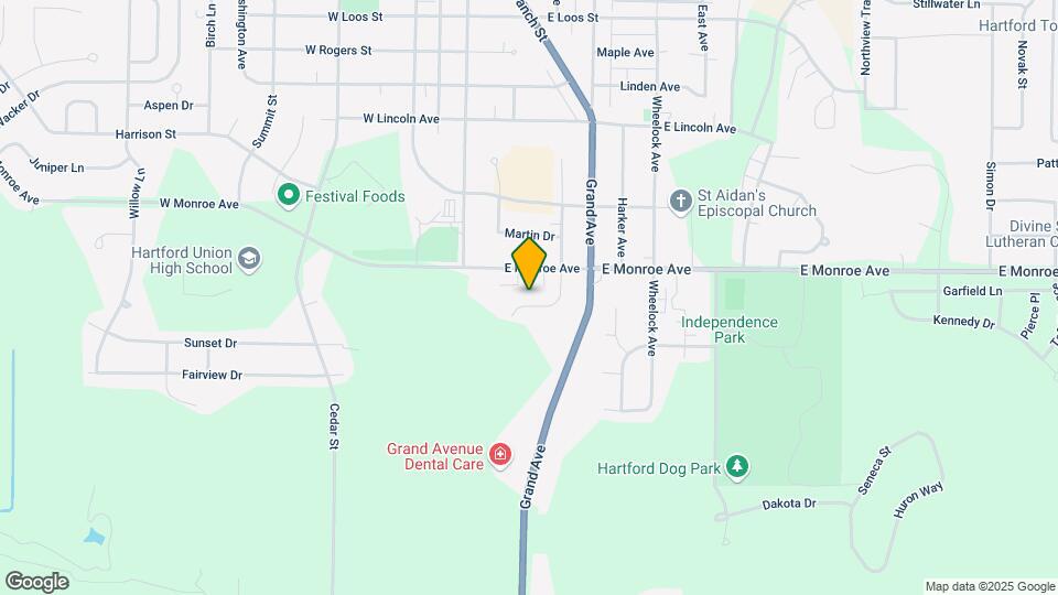 841 Evergreen Dr, Unit 103 Map and Location Details