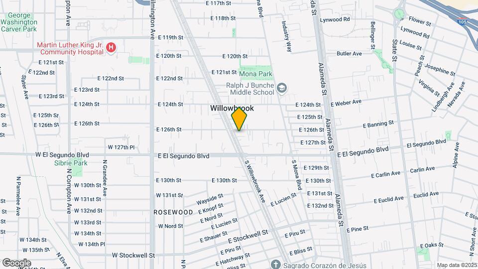 2314 E 126th St Mapa y Detalles de la Ubicación
