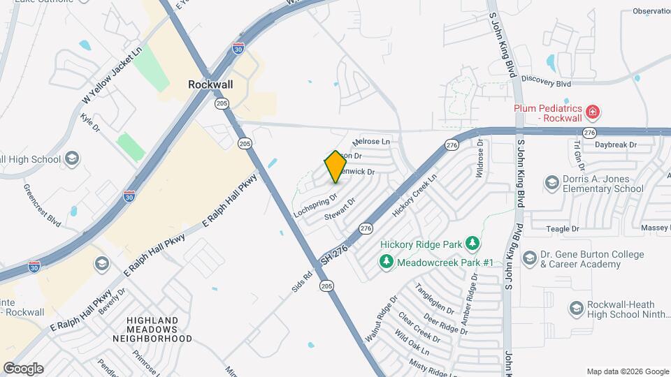 1454 Lochspring Dr Map and Location Details