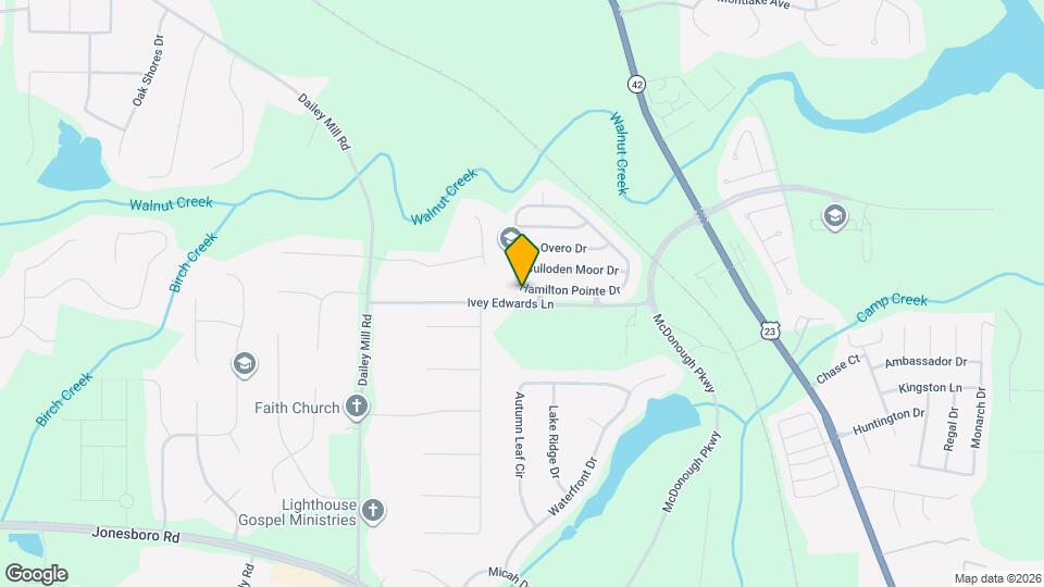 151 Hamilton Pointe Dr Map and Location Details