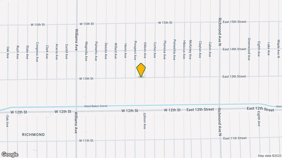 403 W 13th St Map and Location Details