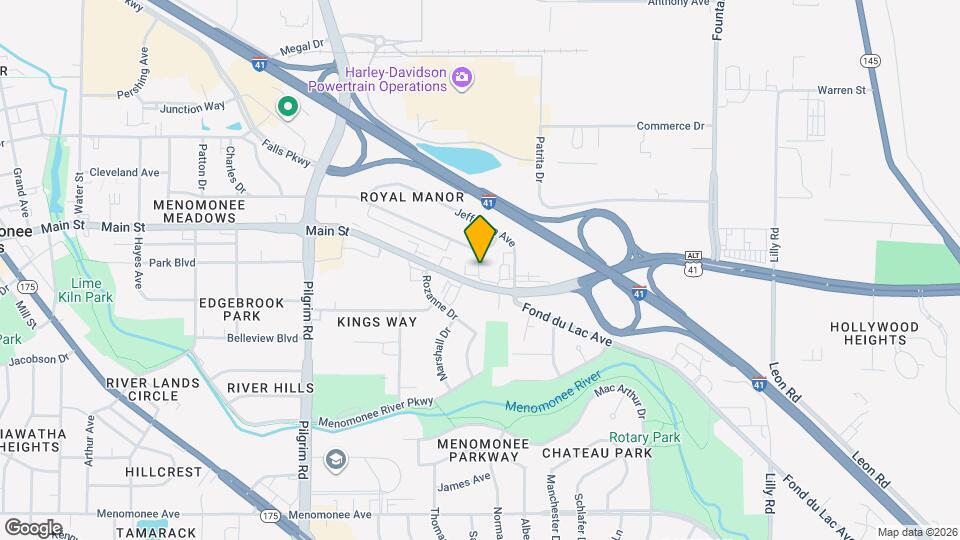 N88W15000 Main St Mapa y Detalles de la Ubicación