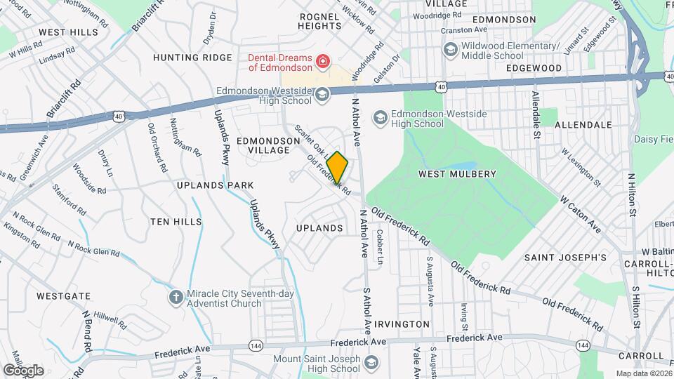 4415 Old Frederick Rd Map and Location Details