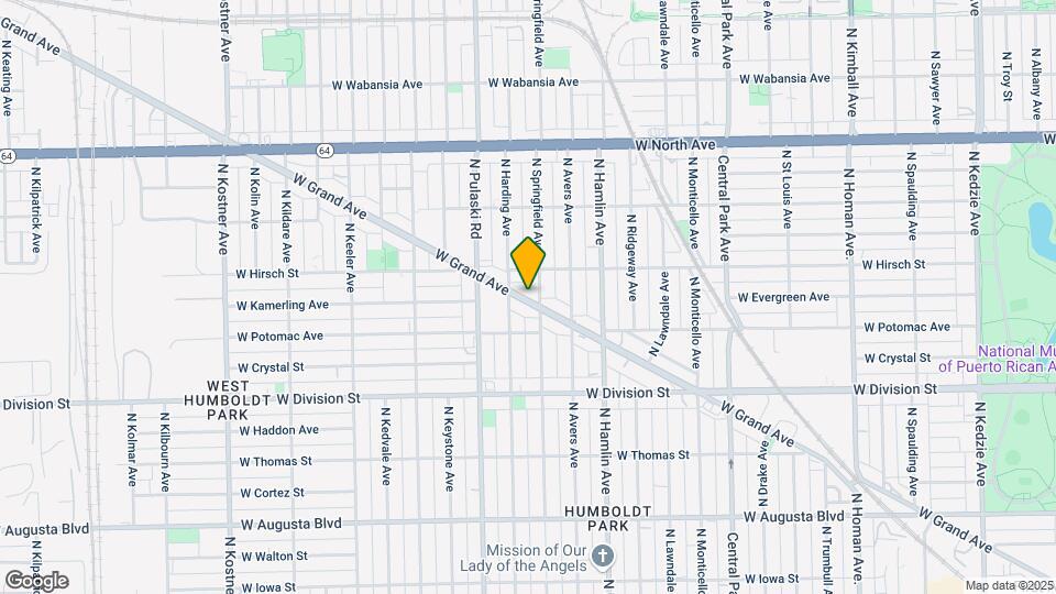 3908 W Grand Ave Map and Location Details