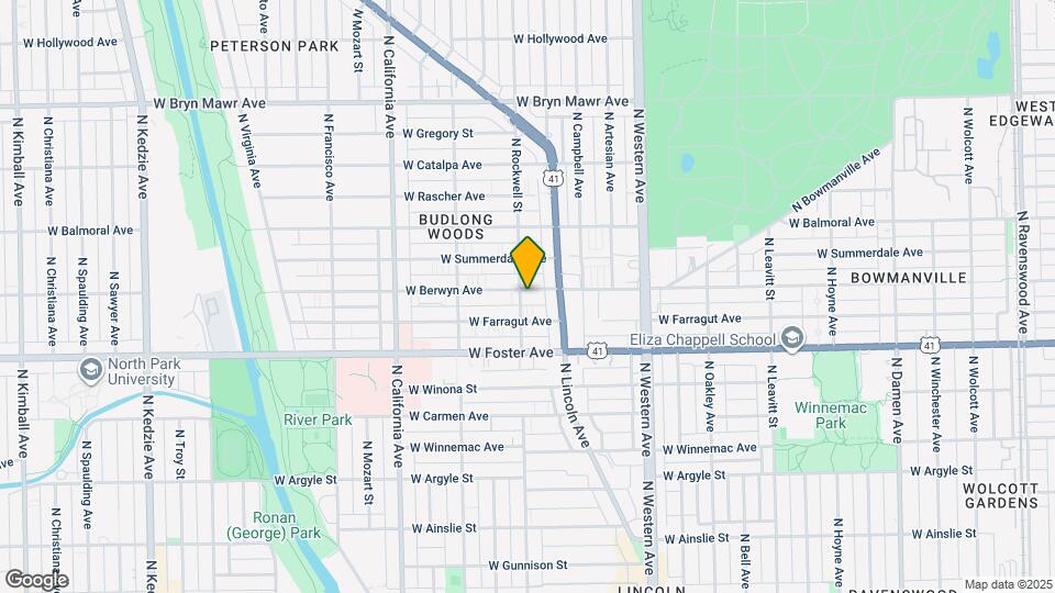 2531 W Berwyn Ave Map and Location Details