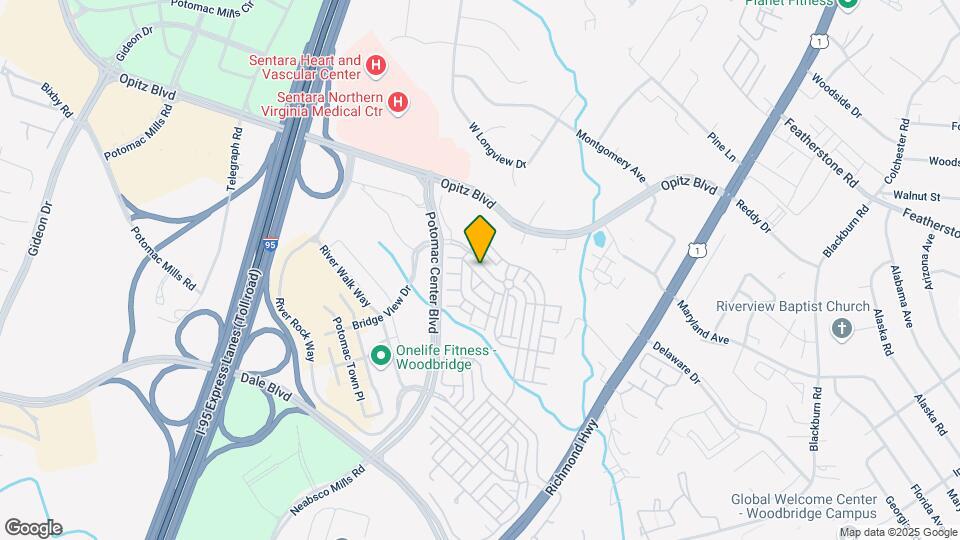 14750 Potomac Branch Dr Map and Location Details