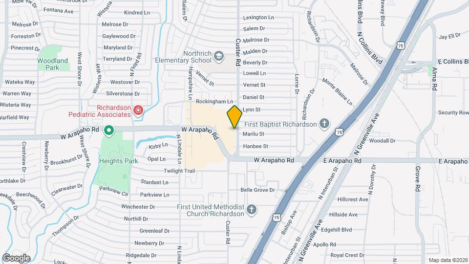 1041 Custer Rd, Unit 1041 Custer Mapa y Detalles de la Ubicación