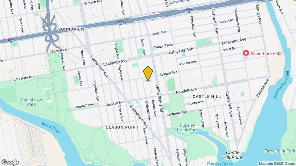 641 Bolton Ave Map and Location Details