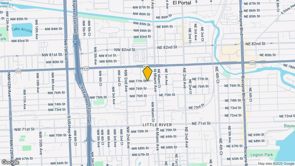 60 NW 77th St Map and Location Details