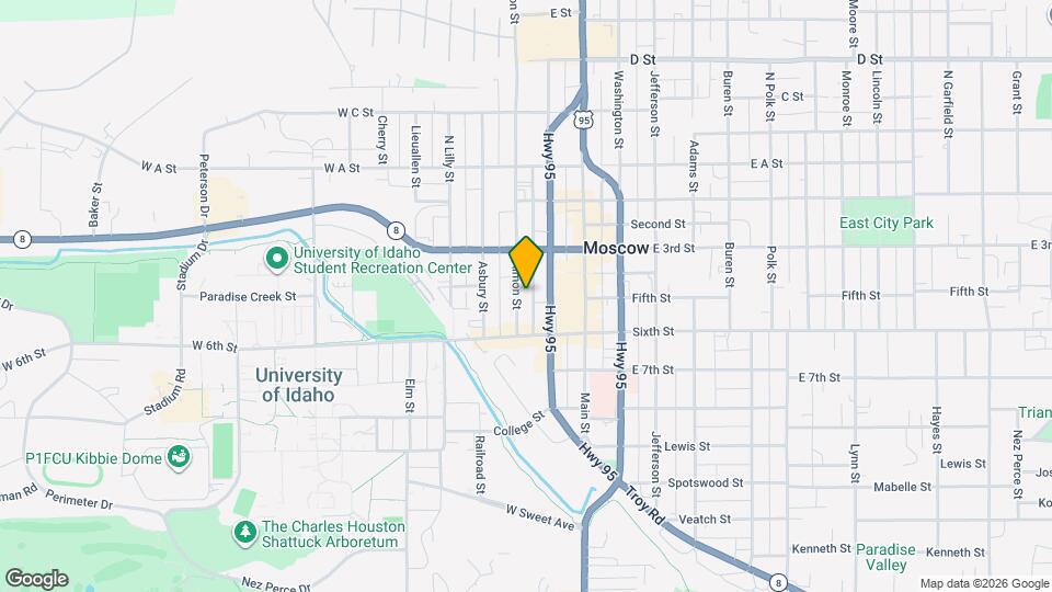 420 S Almon St Map and Location Details