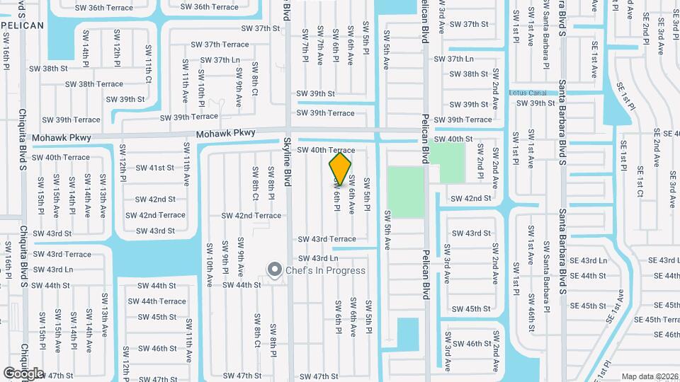 4125 SW 6th Pl Map and Location Details