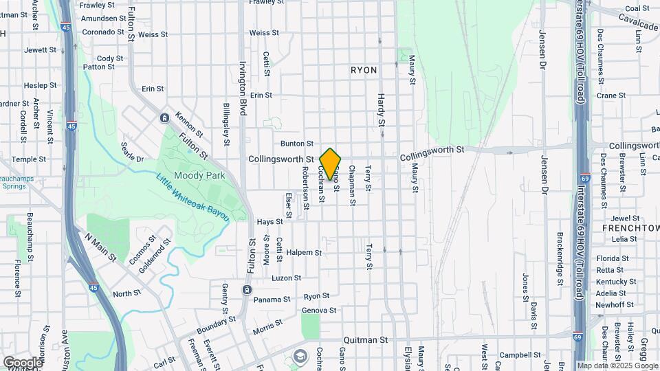 1211 Bigelow St Map and Location Details