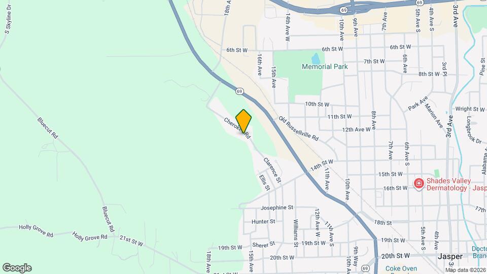 1206 Cherokee Rd Map and Location Details