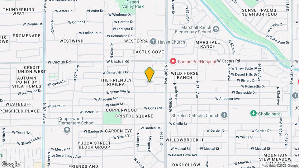 11819 N 60th Ave Map and Location Details